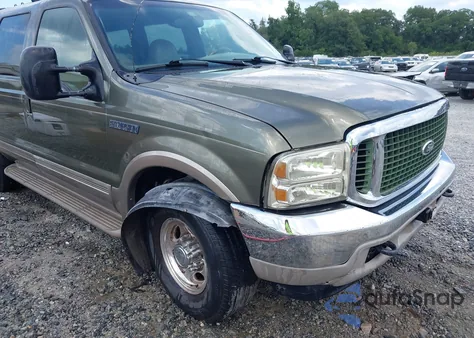 2000 Ford Excursion Limited from USA, damaged, VIN 1FMNU42L2YED18124